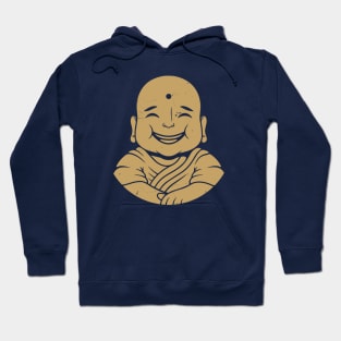 Happy Buddha Vintage Art Hoodie